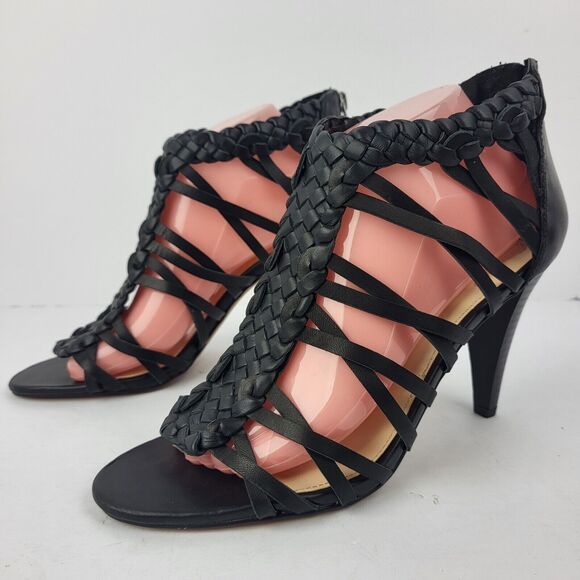 Vince Camuto Alaizah Braided Caged Woman's Sandal Back Size 10 US 42 EU - Picture 2 of 16